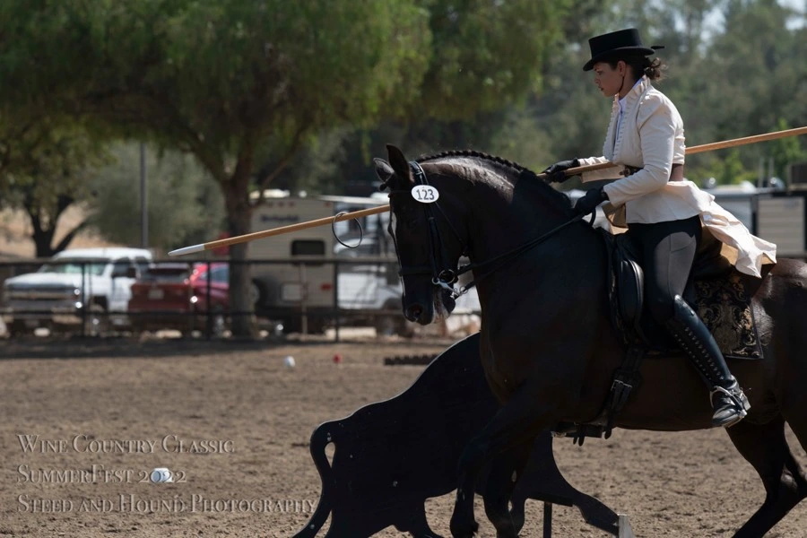 Ragnar Garrocha - Ashley Bowers Ashley Bowers riding Ragnar Garrocha